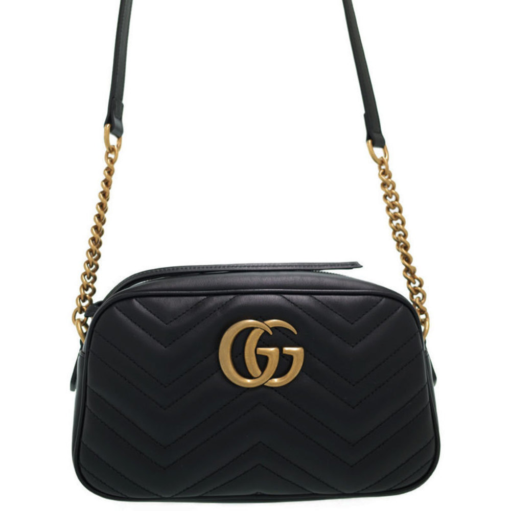 Gucci GG Marmont Quilted Small Leather Shoulder Bag